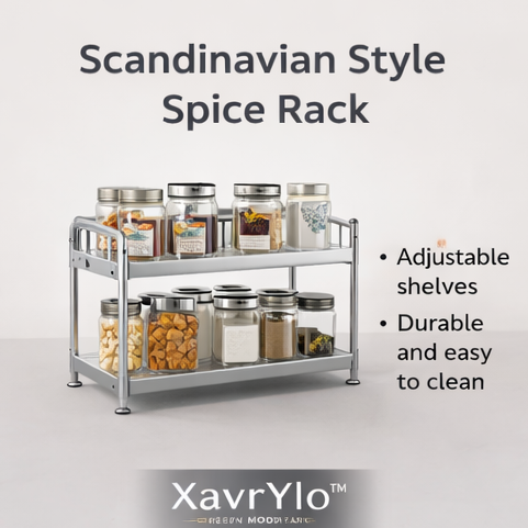 XavrYlo™ Scandinavian Style Spice Rack
